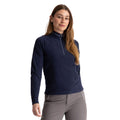 Navy-Red - Side - Trespass Womens-Ladies Skylar Fleece Top