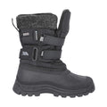 Black X - Front - Trespass Childrens Boys Strachan II Waterproof Touch Fastening Snow Boots