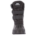 Black X - Back - Trespass Childrens Boys Strachan II Waterproof Touch Fastening Snow Boots