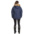 Navy - Side - Trespass Womens-Ladies Nadina Waterproof Padded Jacket