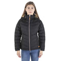 Black - Side - Trespass Womens-Ladies Nadina Waterproof Padded Jacket