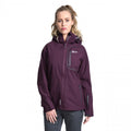 Blackberry Marl - Side - Trespass Womens-Ladies Gita II Waterproof Shell Jacket