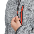 Grey Marl - Side - Trespass Mens Bingham Fleece Jacket