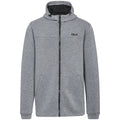 Grey Marl - Front - Trespass Mens Vega Active Hooded Top