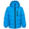 Blue - Front - Trespass Boys Tuff Hooded Jacket