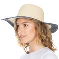 Natural - Back - Trespass Womens Acapulco Straw Hat