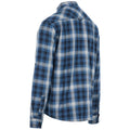 Navy Check - Back - Trespass Mens Shougle Shirt