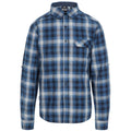 Navy Check - Front - Trespass Mens Shougle Shirt