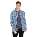 Navy Check - Back - Trespass Mens Sailfoot Shirt