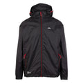 Black-Red - Front - Trespass Qikpac X Unisex Packaway Jacket