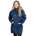 Navy - Back - Trespass Womens-Ladies Faithful Waterproof Jacket