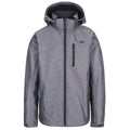 Grey Texture - Front - Trespass Mens Carter Waterproof Softshell Jacket