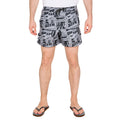 Grey Print - Back - Trespass Mens Rand Swim Shorts