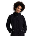 Black - Side - Trespass Womens-Ladies Flourish Waterproof Jacket