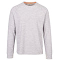 Platinum Marl - Front - Trespass Mens Callum DLX Long-Sleeved T-Shirt