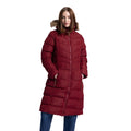 Dark Cherry - Side - Trespass Womens-Ladies Audrey Padded Jacket