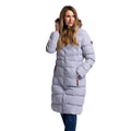 Platinum - Side - Trespass Womens-Ladies Audrey Padded Jacket