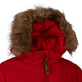 Red - Side - Trespass Womens-Ladies Audrey Padded Jacket