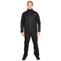 Black - Back - Trespass Mens Stableford Waterproof Jacket