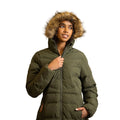 Dark Vine Green - Side - Trespass Womens-Ladies Audrey Padded Jacket