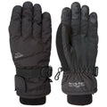 Black - Front - Trespass Childrens-Kids Ergon II Ski Gloves