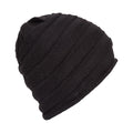 Black - Back - Trespass Womens-Ladies Escalera Beanie