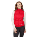 Red - Side - Trespass Womens-Ladies Teeley Packaway Gilet