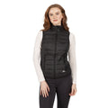 Black - Side - Trespass Womens-Ladies Teeley Packaway Gilet