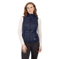 Navy - Side - Trespass Womens-Ladies Teeley Packaway Gilet