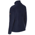 Navy - Back - Trespass Womens-Ladies Trouper Leather Trim Fleece Jacket