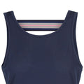 Navy - Side - Trespass Womens-Ladies Emmalyn Low Back Vest Top