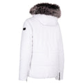 White - Back - Trespass Womens-Ladies Recap Waterproof Jacket