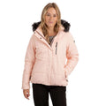 Light Rose - Close up - Trespass Womens-Ladies Recap Waterproof Jacket