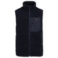 Navy - Front - Trespass Mens Buckless Fleece Gilet