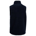 Navy - Back - Trespass Mens Buckless Fleece Gilet