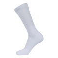 White - Back - Trespass Unisex Adult Sportsmen Ribbed Cuff Crew Socks (Pack of 3)