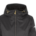 Black - Side - Trespass Womens-Ladies Keepdry TP75 Waterproof Jacket