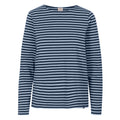 Navy - Front - Trespass Womens-Ladies Karen Yarn Dyed Stripe Shirt