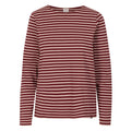 Dark Cherry - Front - Trespass Womens-Ladies Karen Yarn Dyed Stripe Shirt