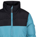 Storm Blue - Side - Trespass Womens-Ladies Harding Padded Jacket