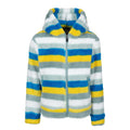 Teal Mist - Front - Trespass Childrens-Kids Wonderful Stripe Fleece Jacket