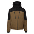 Dark Olive - Front - Trespass Mens Nixon DLX Ski Jacket