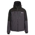 Dark Grey - Front - Trespass Mens Nixon DLX Ski Jacket