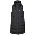 Black - Front - Trespass Womens-Ladies Leona Quilted Gilet