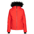 Red - Front - Trespass Womens-Ladies Gaynor DLX Ski Jacket