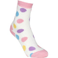 Pink - Close up - Trespass Childrens-Kids Frolic Boot Socks (Pack of 4)