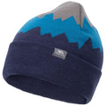 Storm Grey-Bondi Blue-Navy - Front - Trespass Mens Cobbler Beanie