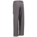 Storm Grey-Yellow Sulphur - Back - Trespass Childrens-Kids Hurry Hiking Trousers