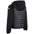 Black - Back - Trespass Childrens-Kids Roadie Hybrid Jacket