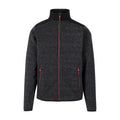 Black Marl - Front - Trespass Mens Cossal AT200 Fleece